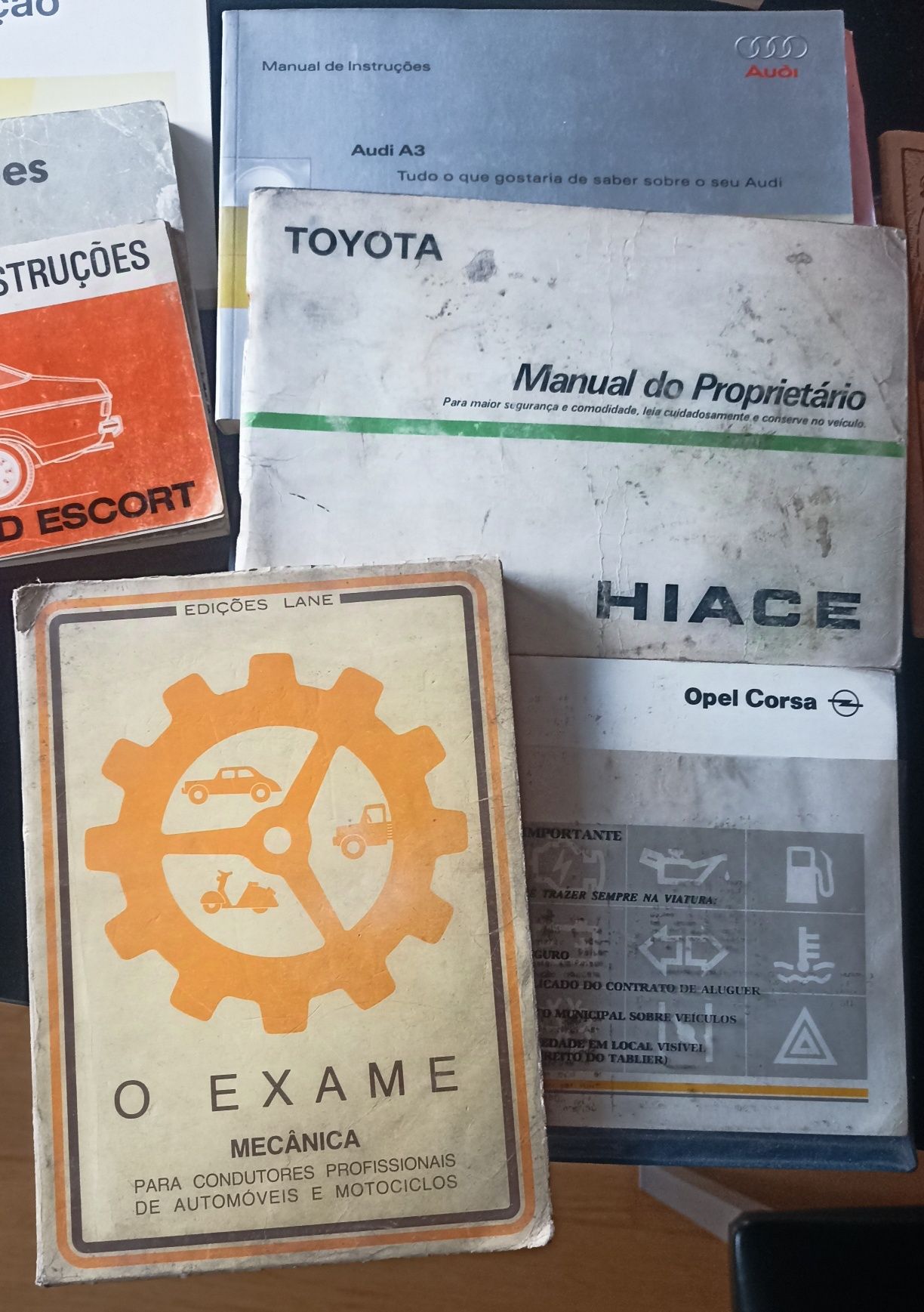 Manuais de utilizador e Rta