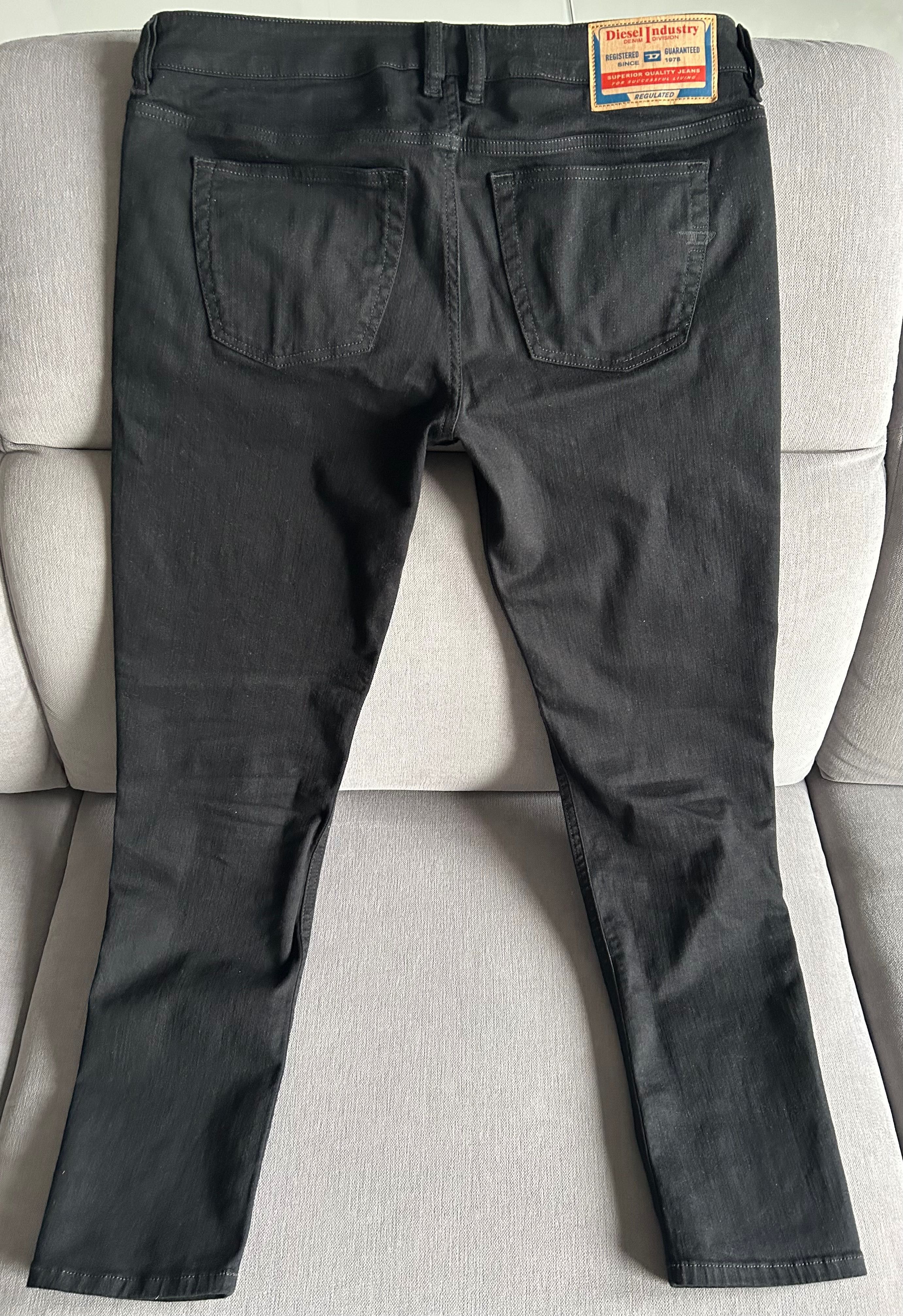 Diesel  -70 % SLEENKER - Jeansy Skinny Fit 34/30 Black
