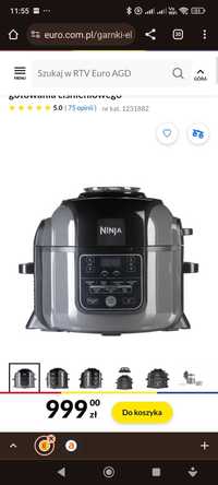 Ninja Foodie OP300eu Multicooker, Szybkowar, Frytkownica, Piekarnik