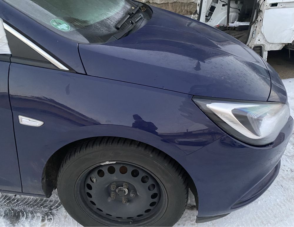 Opel astra K maska w kolor z20z stan bardzo dobry