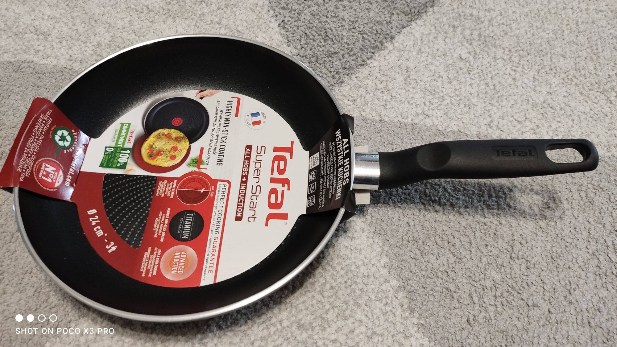 Nowa patelnia Tefal 24 cm