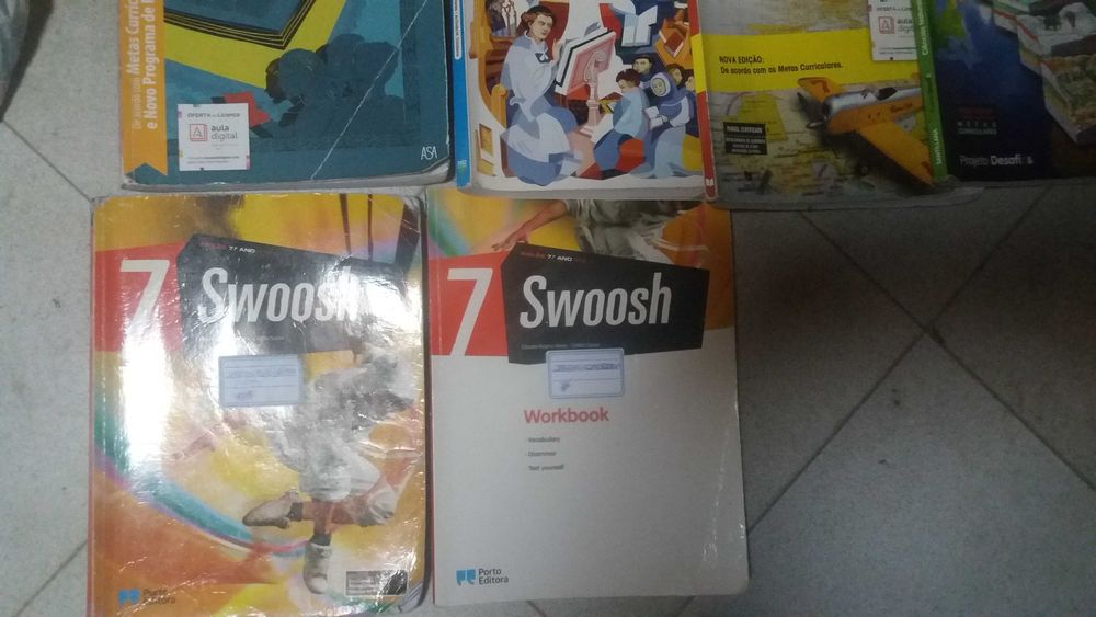 7 ano livros várias disciplinas