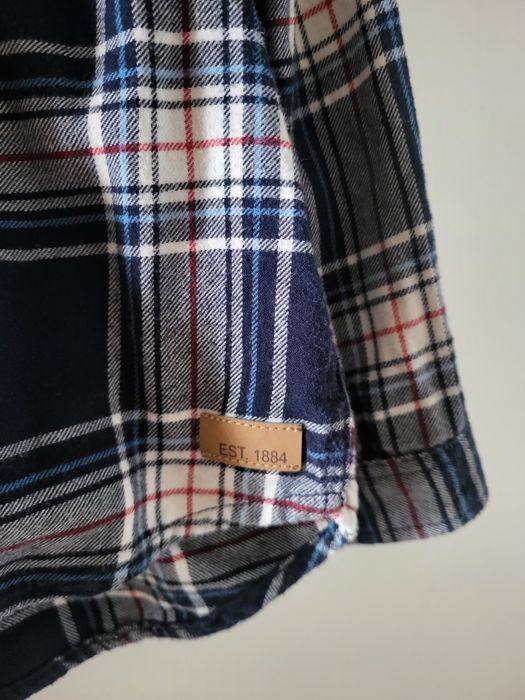 Koszula w kratę flanelowa