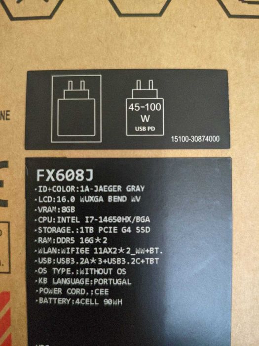 Asus Tuf F16 RTX5060