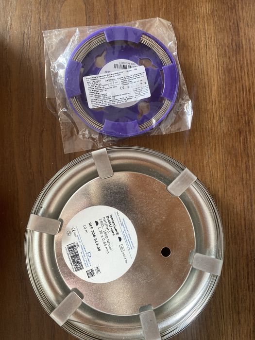 Arame aço meia cana 1.3x0,65mm e 0.90mm 10m cada REMANIUM ORTHOMETRIC