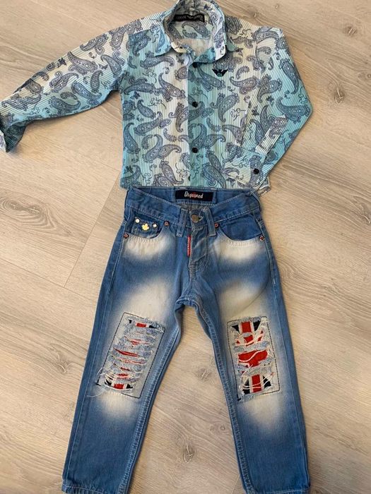 Костюм шорты джинсы Armani mayoral dsquared