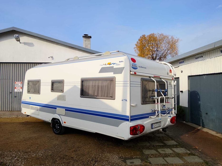 Hobby-560-Markiza-Mover-Bagażnik-Wc-Prysznic-Dmc 1450kg.Gwarancja.