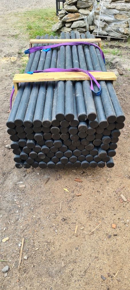 Solidne słupki pod siatkę – tylko 50 zł/szt. z rury fi 63,5x3,6