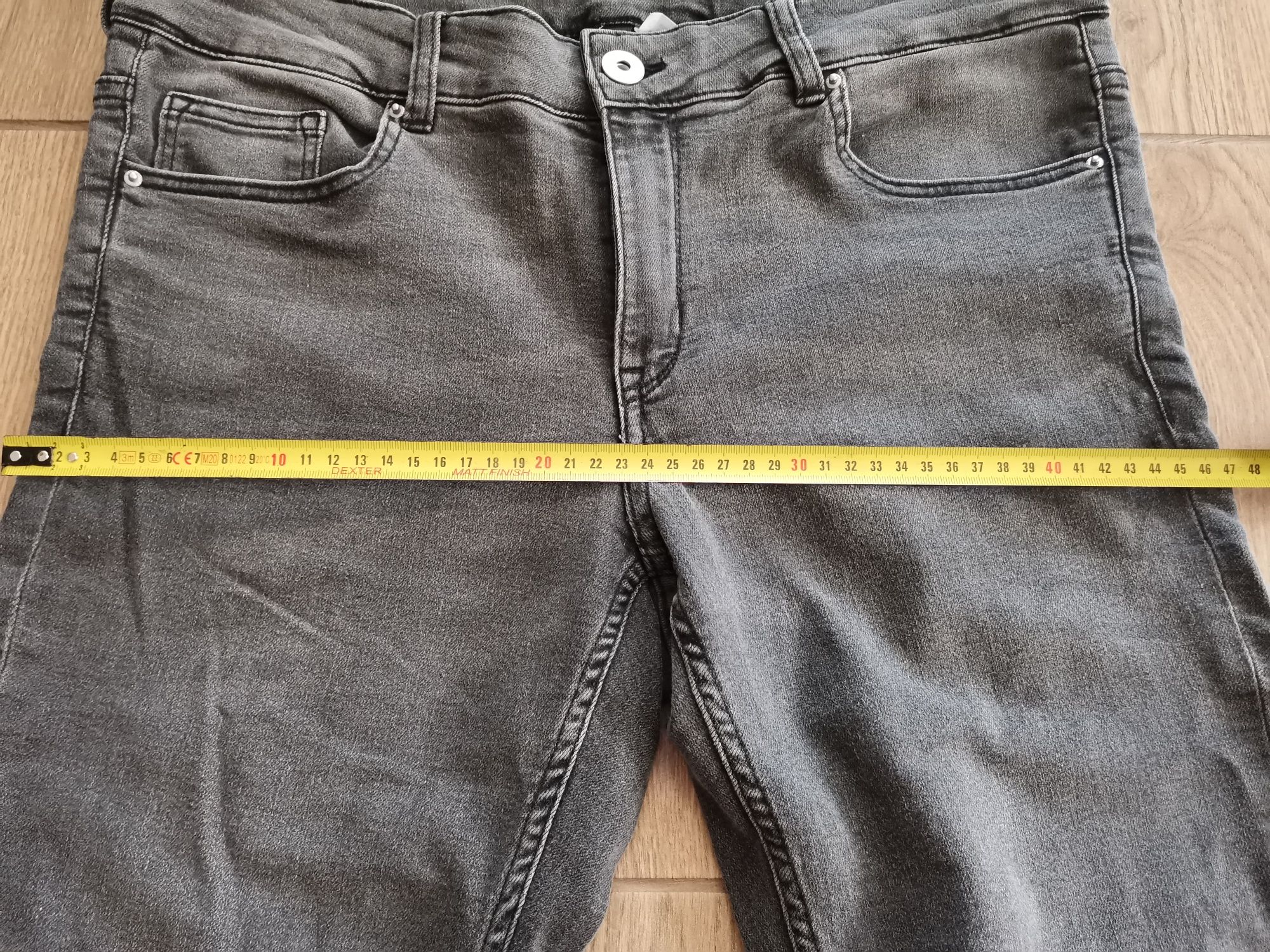 Spodnie dżinsy jeansy H&M skinny 44