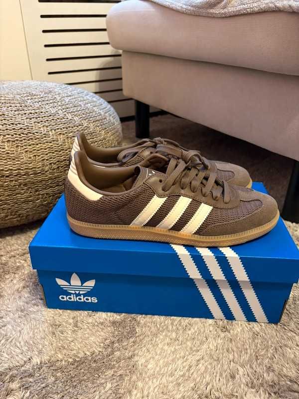 Buty codzienne adidas SambaOG Brown Espadryle R.38