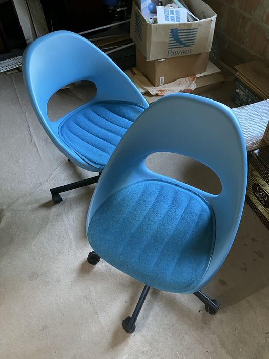 Ikea LOBERGET / MALSKÄR Krzesło obrotowe + poduszka