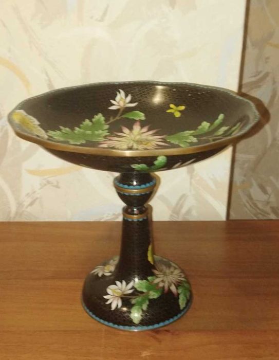 Ваза для фруктів, клуазоне, Китай, 60-ті роки ХХ ст.