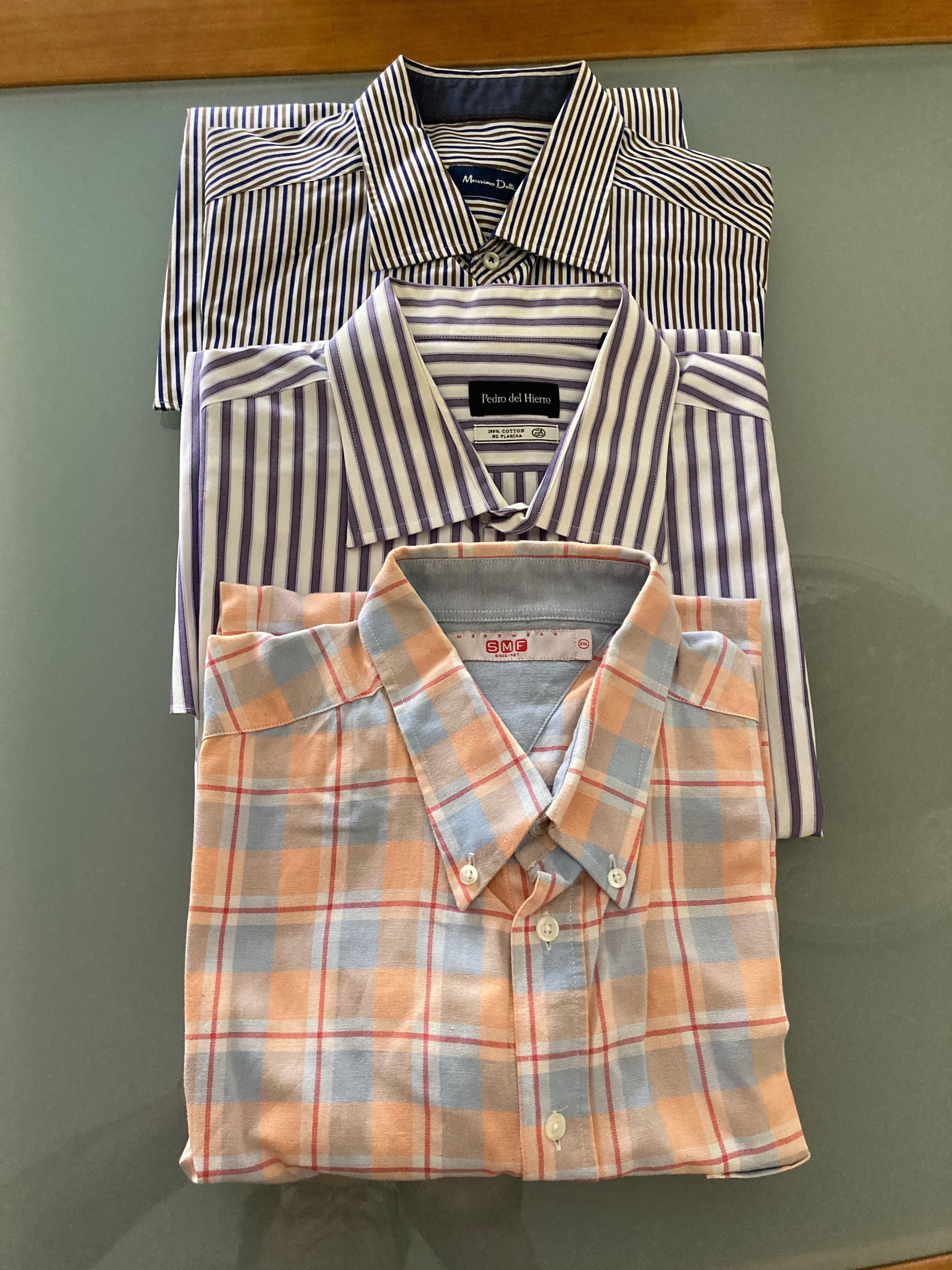 3 camisas XXL  -5€ cada