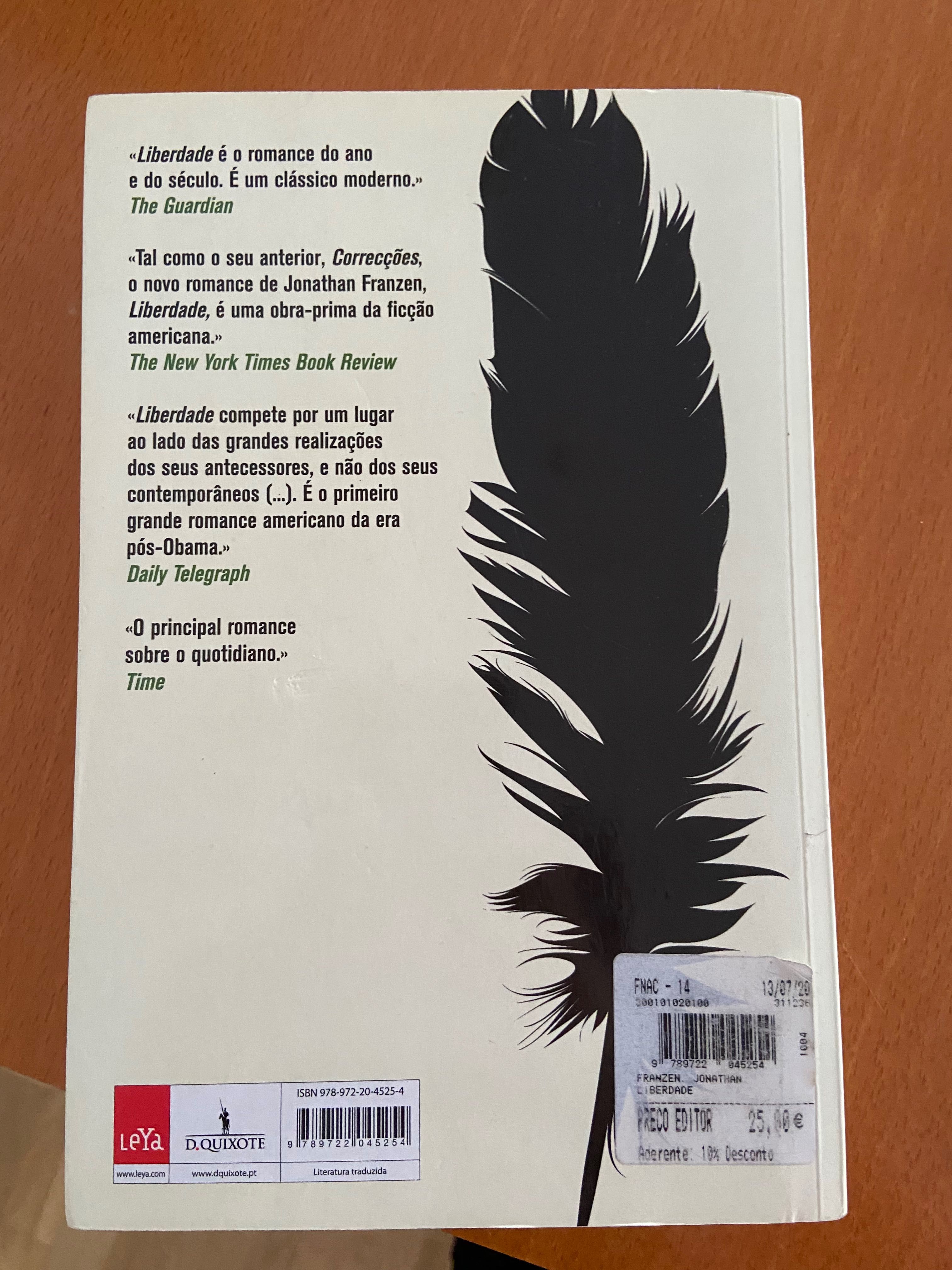 Liberdade" de Jonathan Franzen