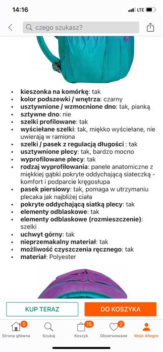 Plecak Cool Pack Ombre klasy 1-3