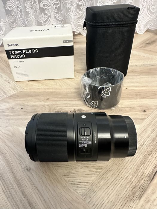 Obiektyw Sigma 70 mm F2.8 Macro mocowanie Sony