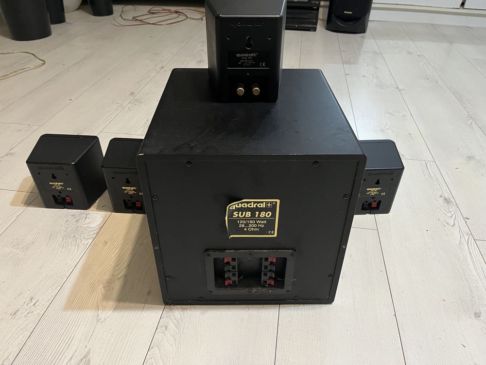 Quadral 180 kolumy subwoofer komplet