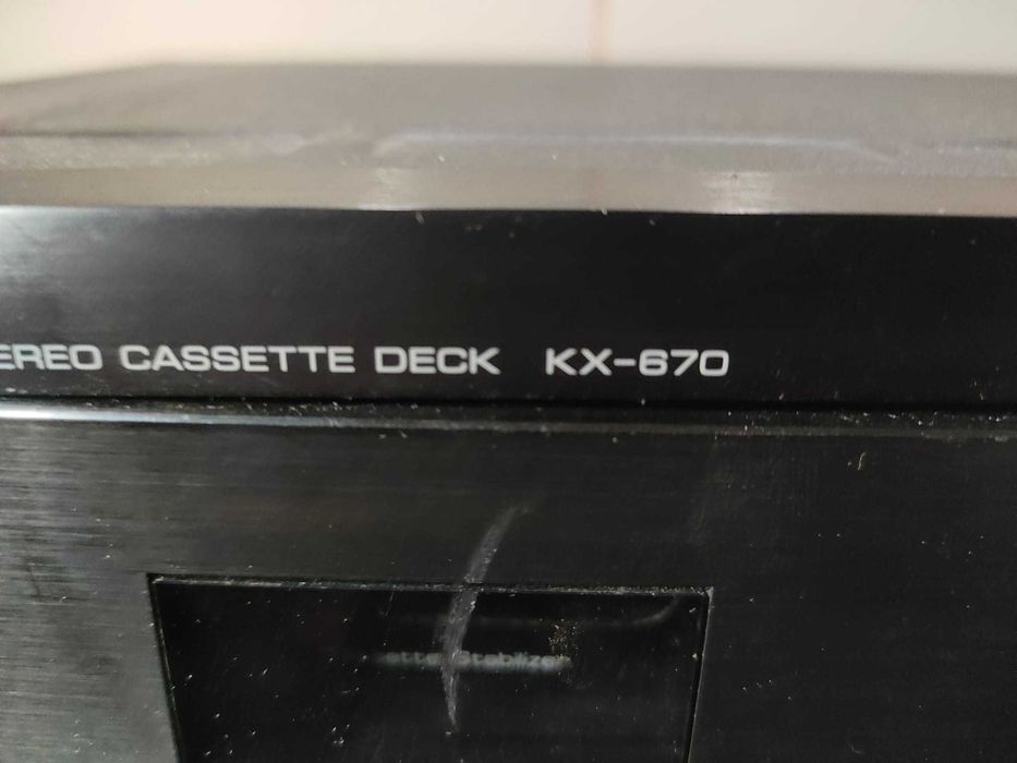 Deck Yamaha KX-670, wysoki model, do naprawy/regulacji