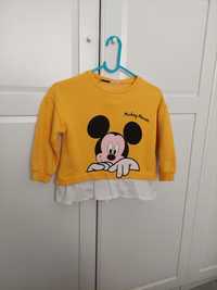 Zara bluza żółta myszka Miki Mickey 116