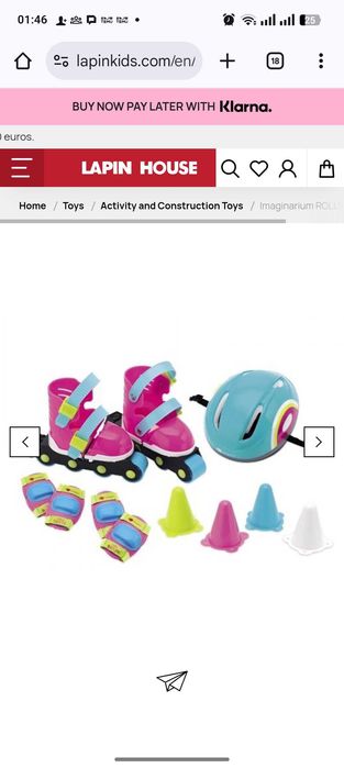 Patins criança imaginarium