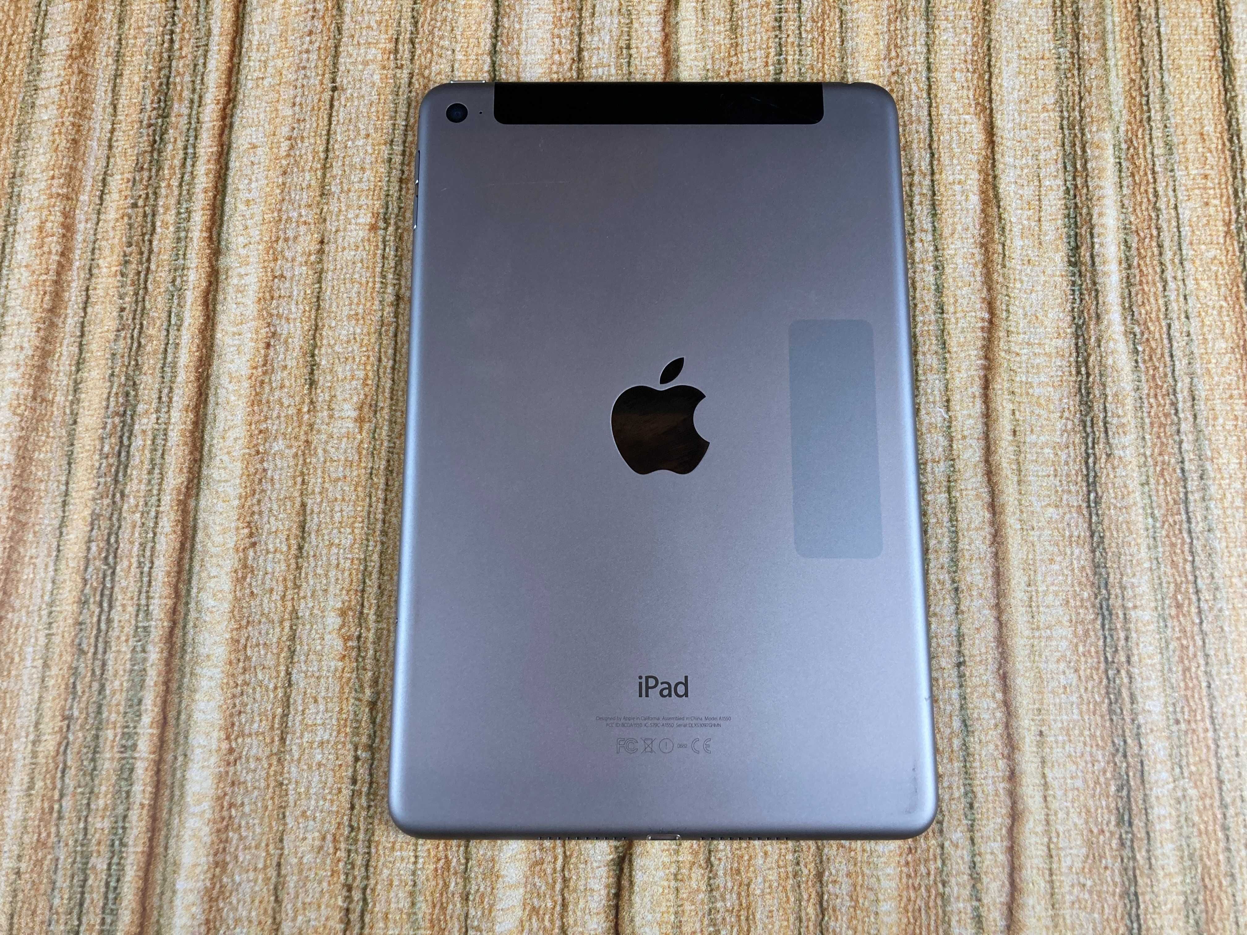 Apple iPad Mini 4 128GB Space Gray планшет неверлок