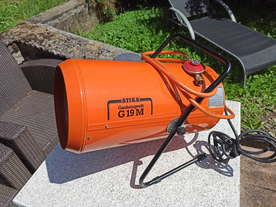 Ogrzewacz gazowy , dmuchawa Atika G 19 M - od 11,5 do 23 kW. NOWY !