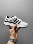 Жіночі кросівки Adidas Forum Low білий з чорним 0939 розмір 36 ЗНИЖКА