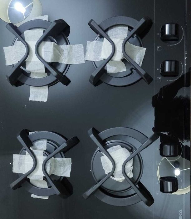 Placa a gás nova e forno elétrico 160 cada