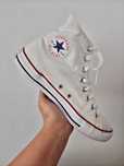 Converse wysokie męskie trampki białe 42,5/27,5 cm