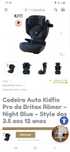 Cadeira auto até 12 anos  isofix