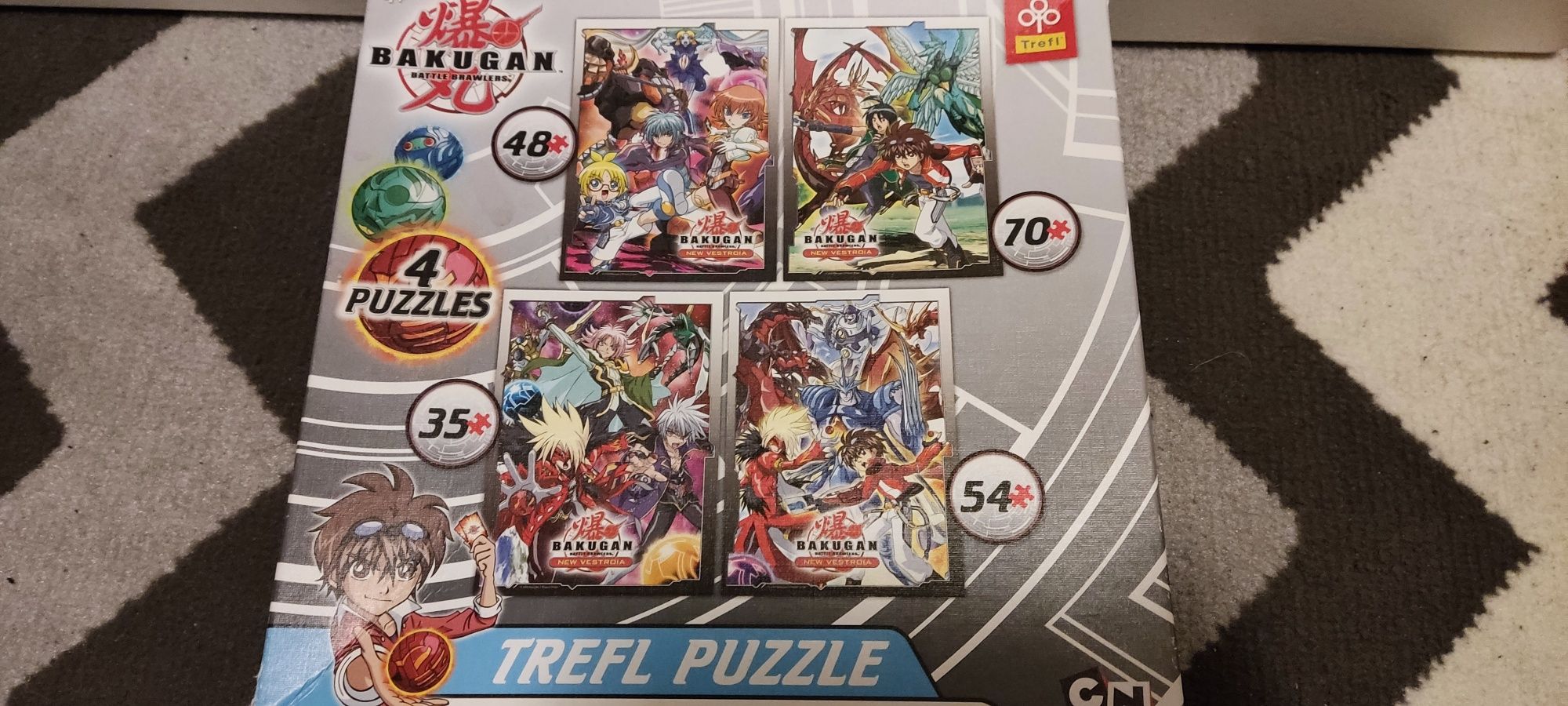Puzzle Trefl Bakugan 4w 1