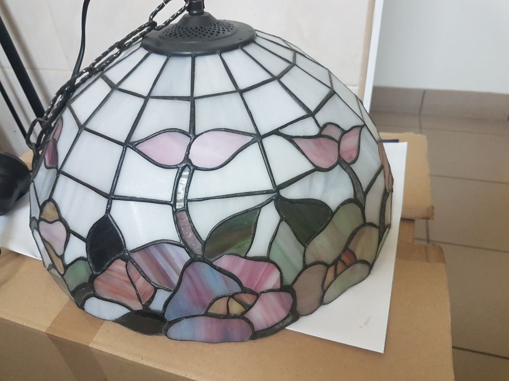 Lampa wisząca typ Tiffani szkło