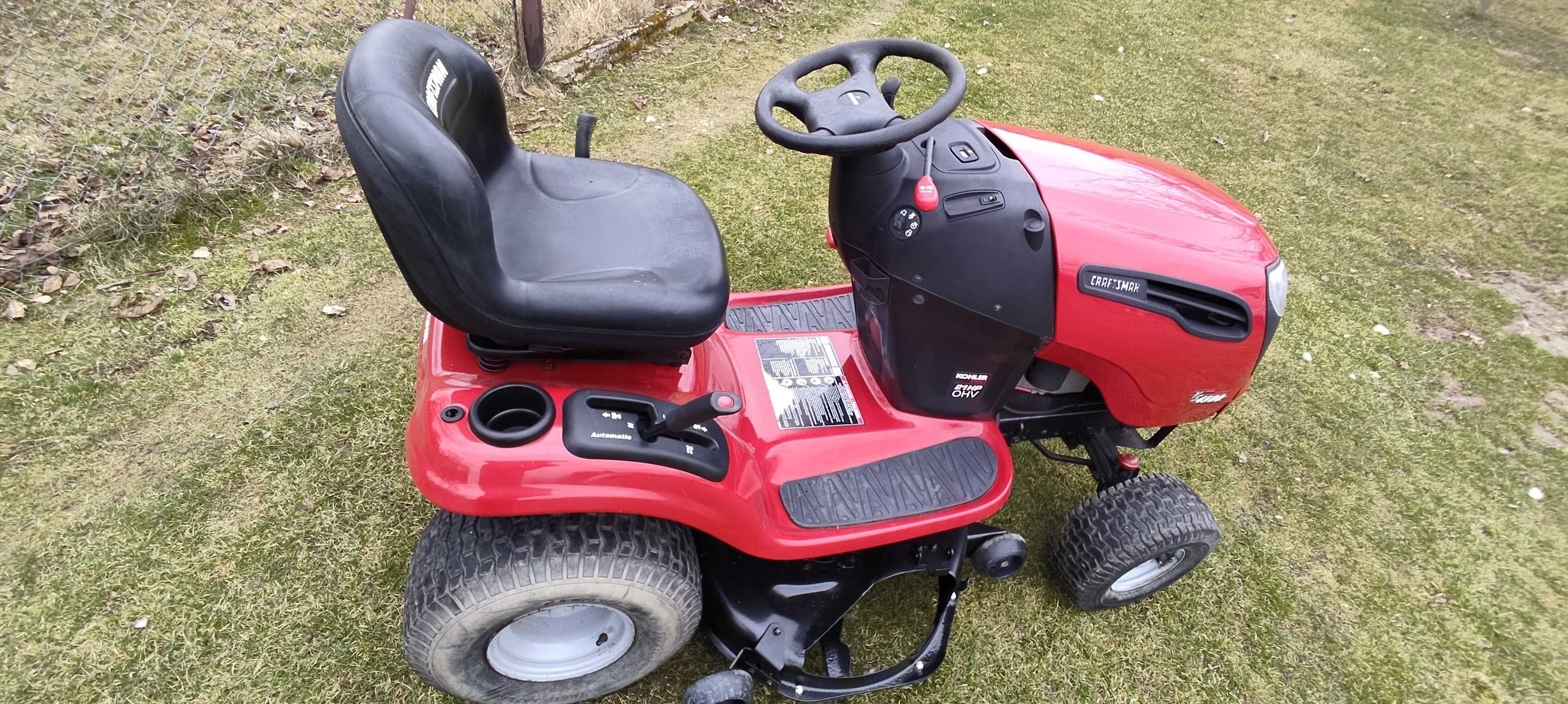 KOSIARKA Traktorek CRAFTSMAN 21 hp Briggs Cub Cadet Husqvarna John