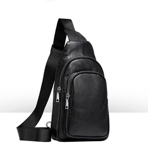 Мужская кожаная сумка через плечо
