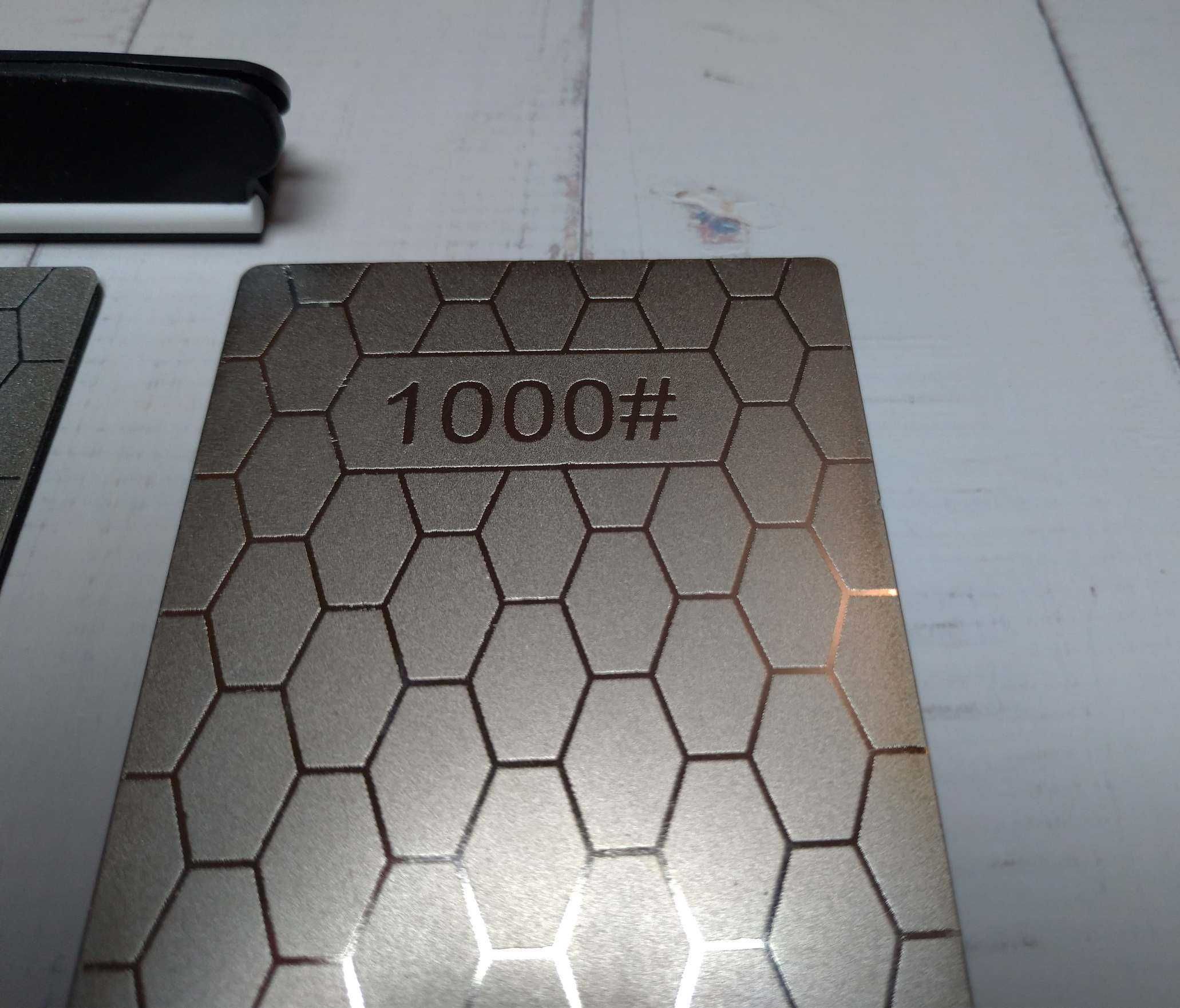 Алмазний точильний брус три шт 1000/600/400 камни для заточки