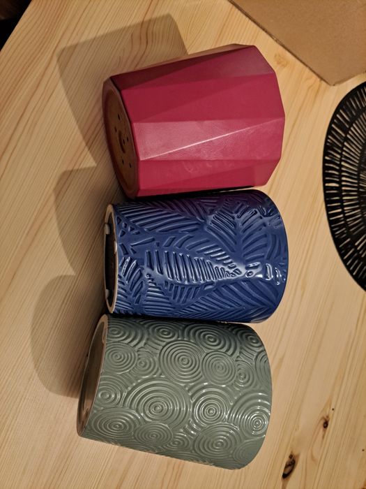 3 kolorowe osłonki ceramiczne