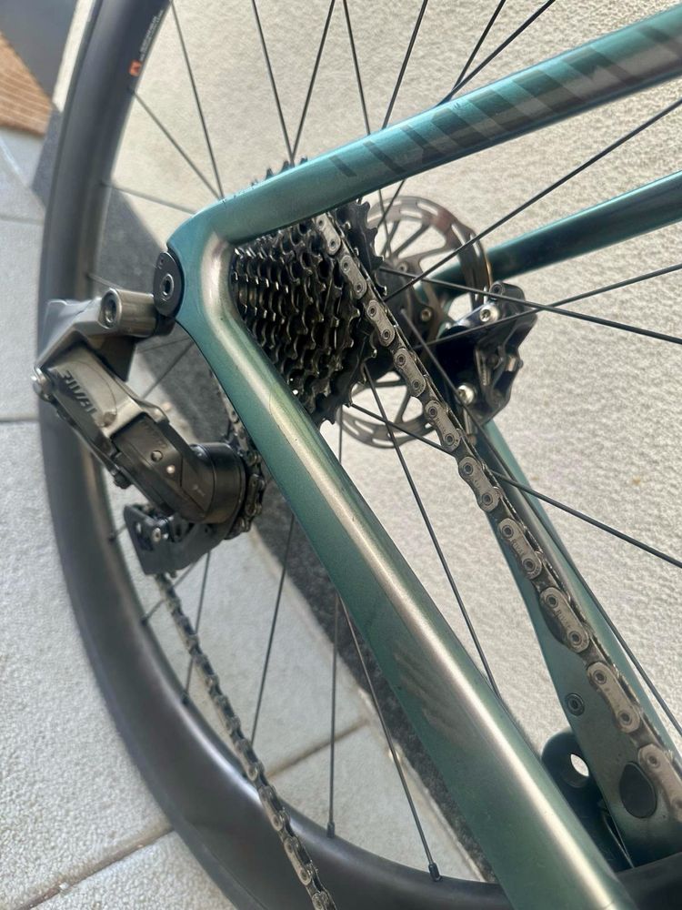 Giant Liv Enviliv Advanced 1 aero Sram AXS, kameleon, pomiar mocy