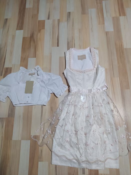 Suknia sukienka bawarska przebranie dirndl rozmiar 146 Kruger Nowa