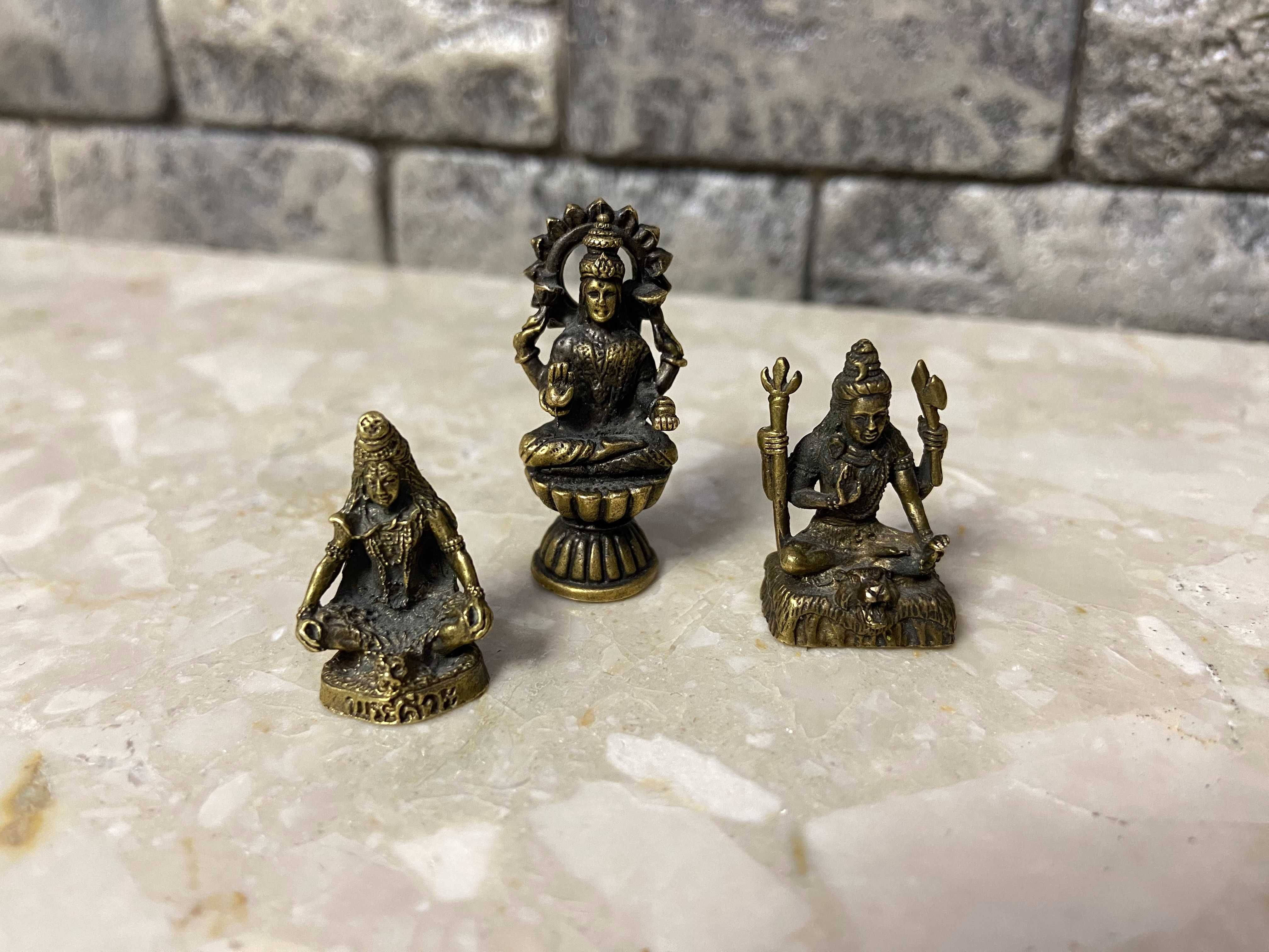 Лот Бронзові статуетки індійських богів / Рама / Крішна / ціна за все