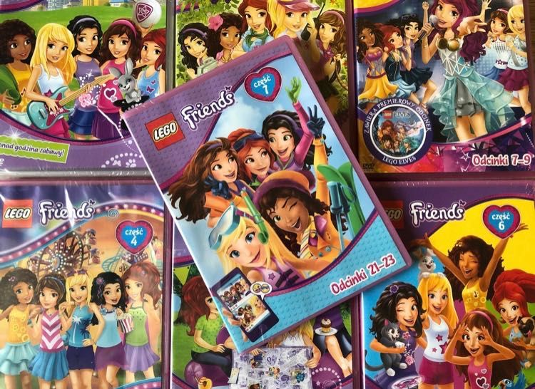 Lego Friends /7 płyt DVD /Nowe /7 części, odcinki 1-23