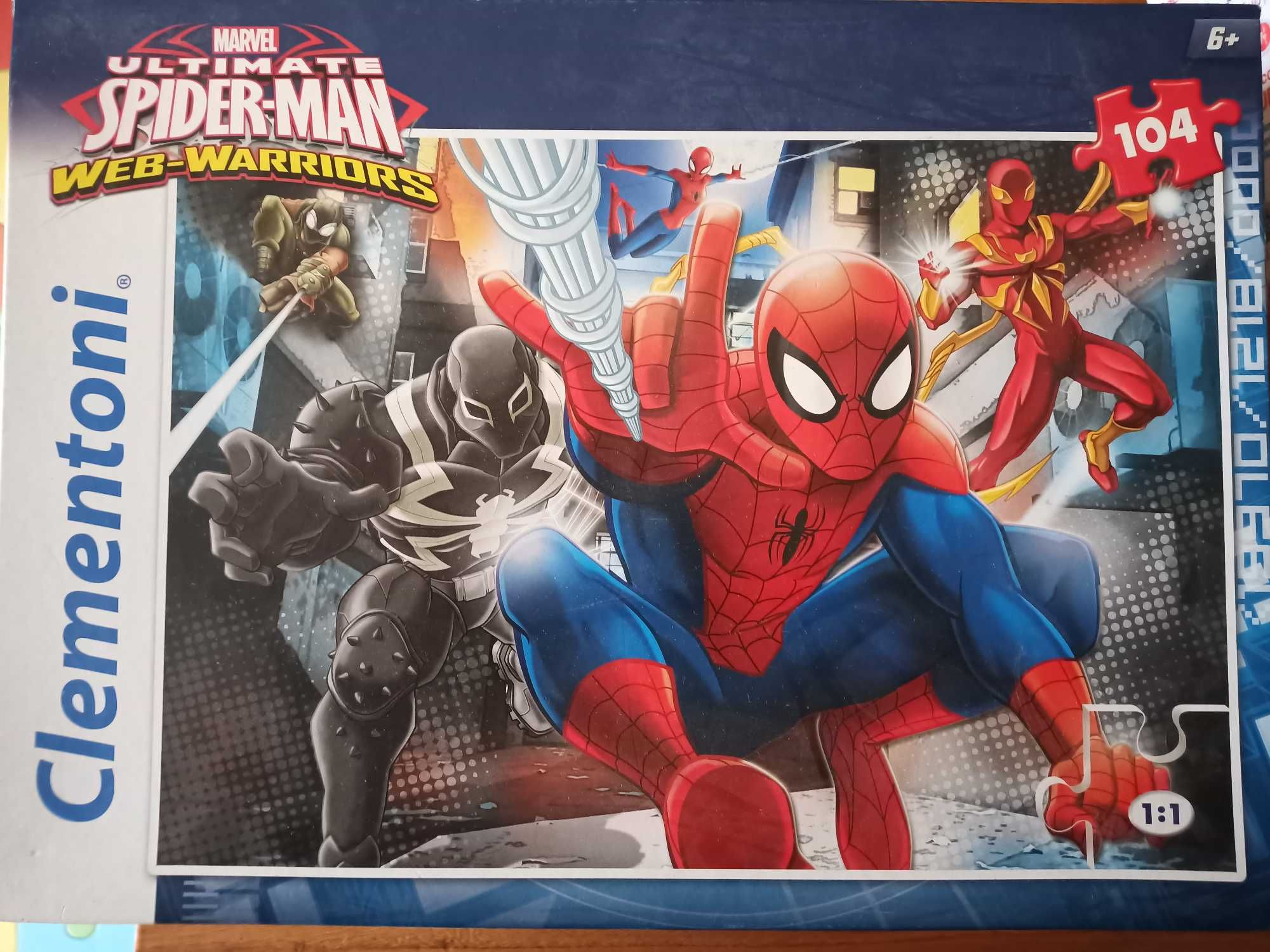 Puzzles: À Descoberta de Portugal / Europa; Spider Man; Patrulha Pata