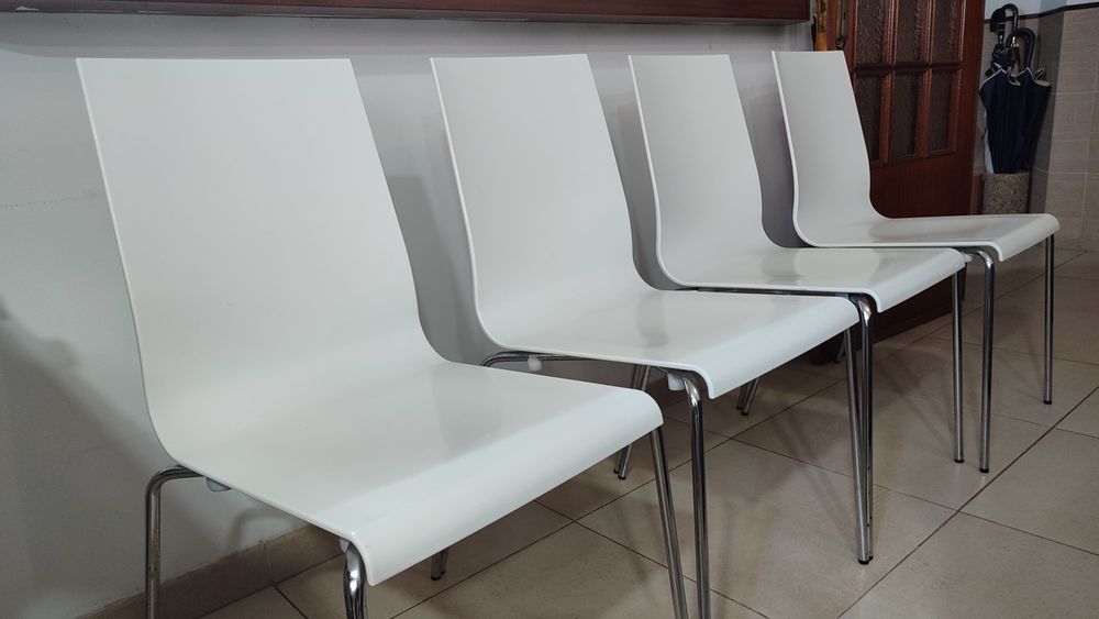 4 Cadeiras Inox Alverca