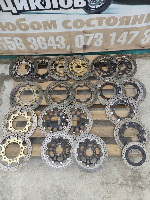 Передние тормозные диски задние honda Suzuki Yamaha r1 r6 fz6 Kawasaki