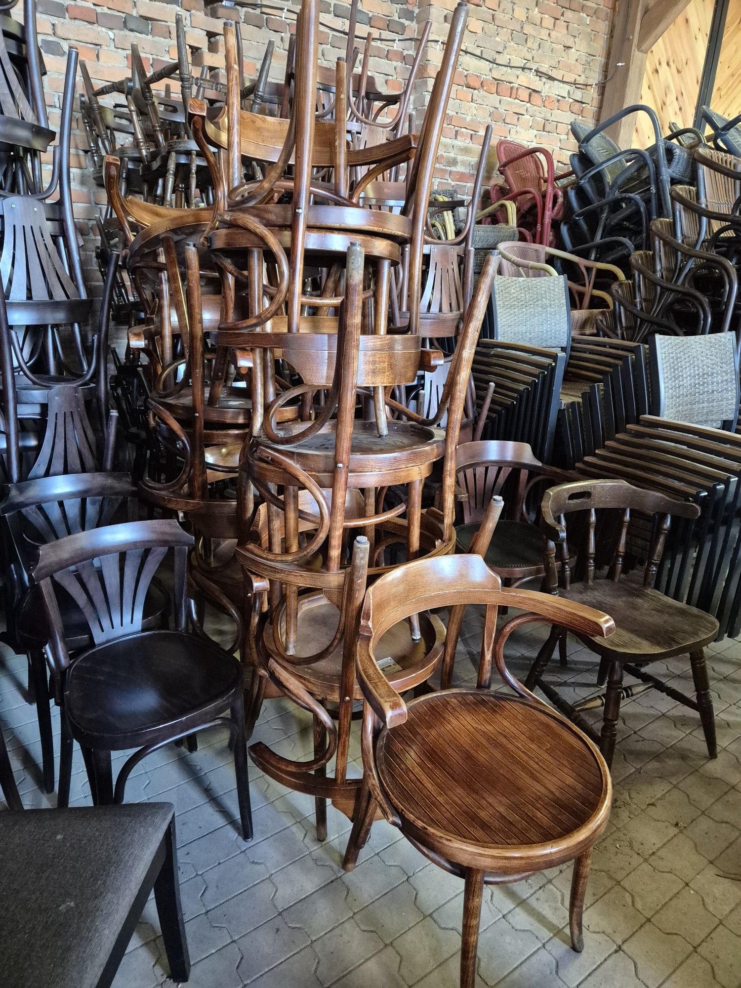 8szt Krzesło gięte Thonet Vien RARYTAS !