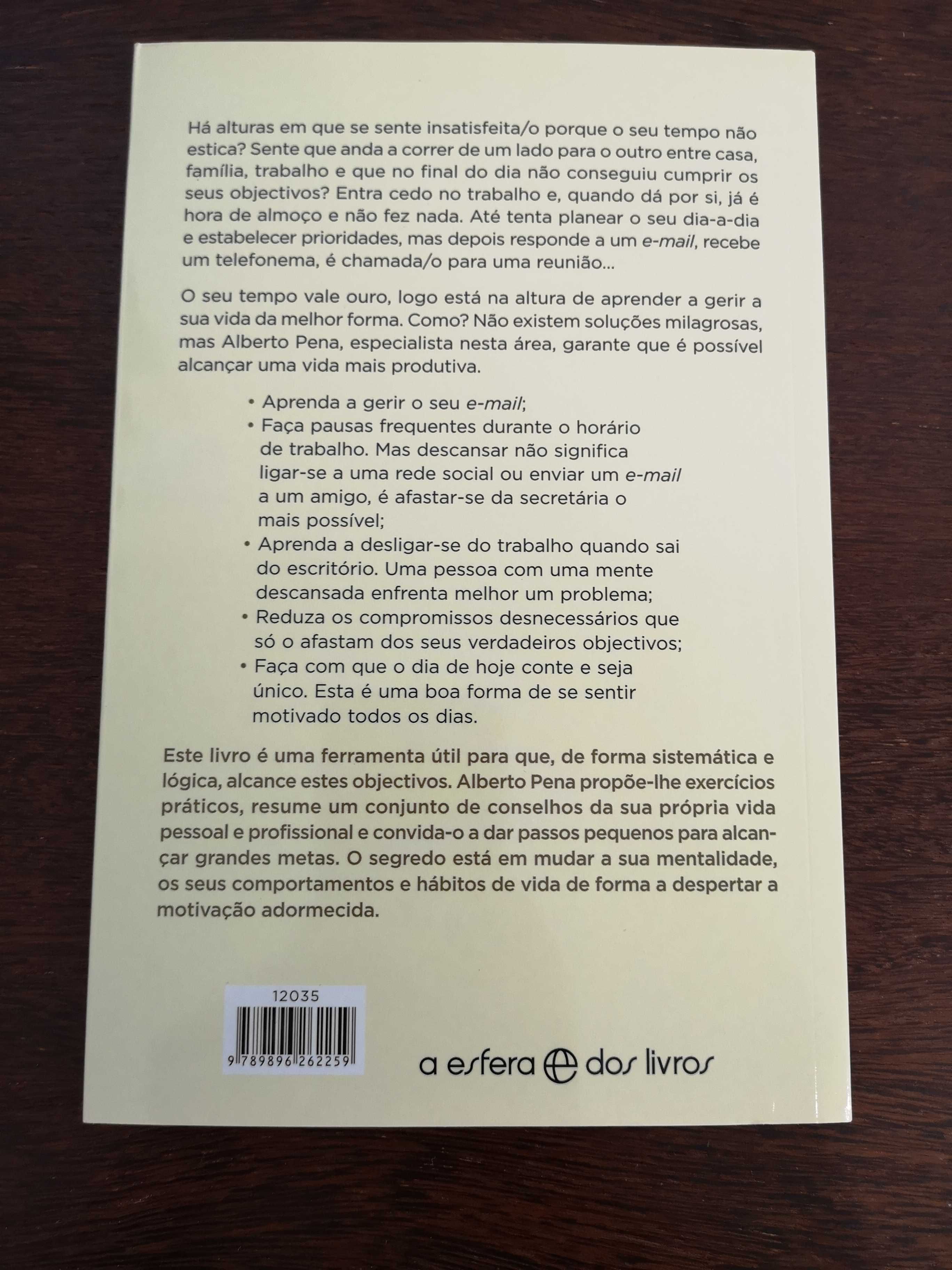 Livro O Seu Tempo Vale Ouro - NOVO - PORTES GRáTIS - 6€