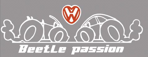 New Beetle naklejka. Beetle passion.