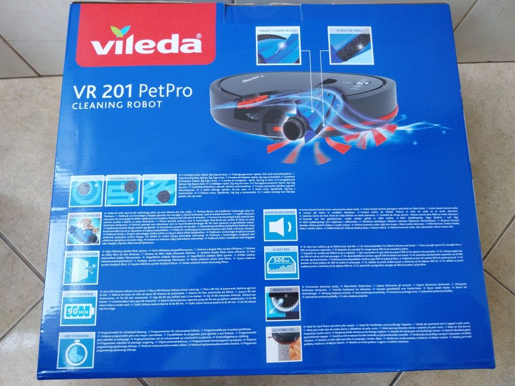 Aspirador robot Vileda VR 201 PetPro