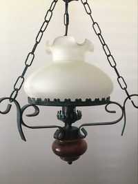 Lampa vintage, żyrandol.