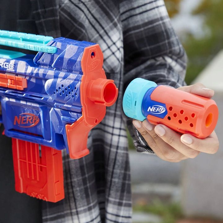 Pistolet Nerf Elite 2.0 Automatyczny Stormcharge 4w1 20 Strzałek +10 W