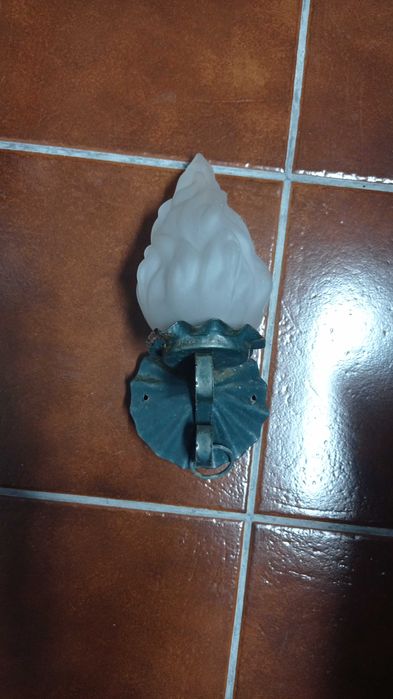 Candeeiros com vidro em chama!